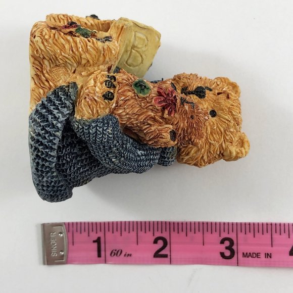 Vintage YOUNG'S Resin Bear Figurines - Rustic Baby Bears Nursery Collection - Picture 14 of 14